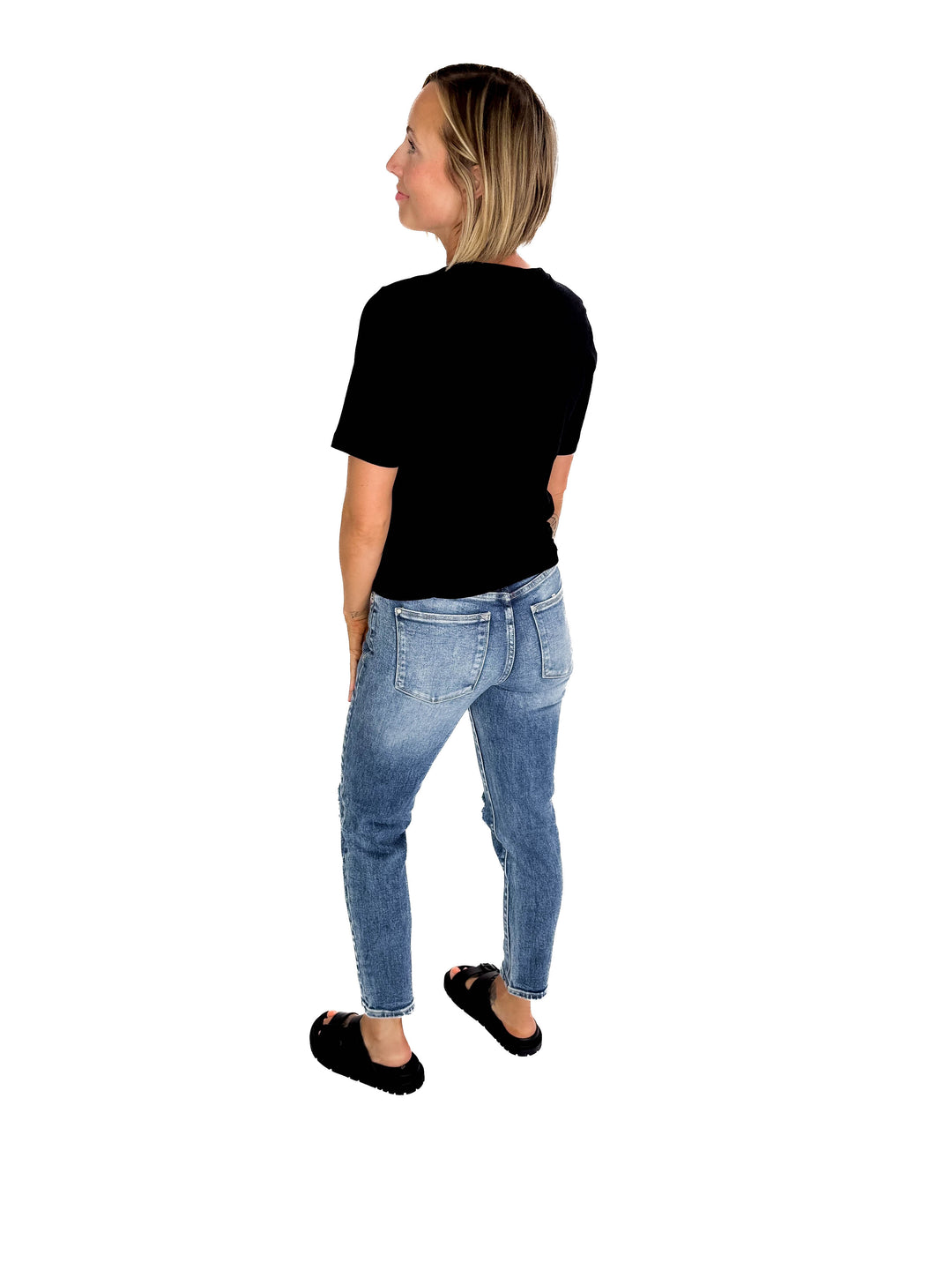 ONLY Loni Short Sleeve Tee- BLACK