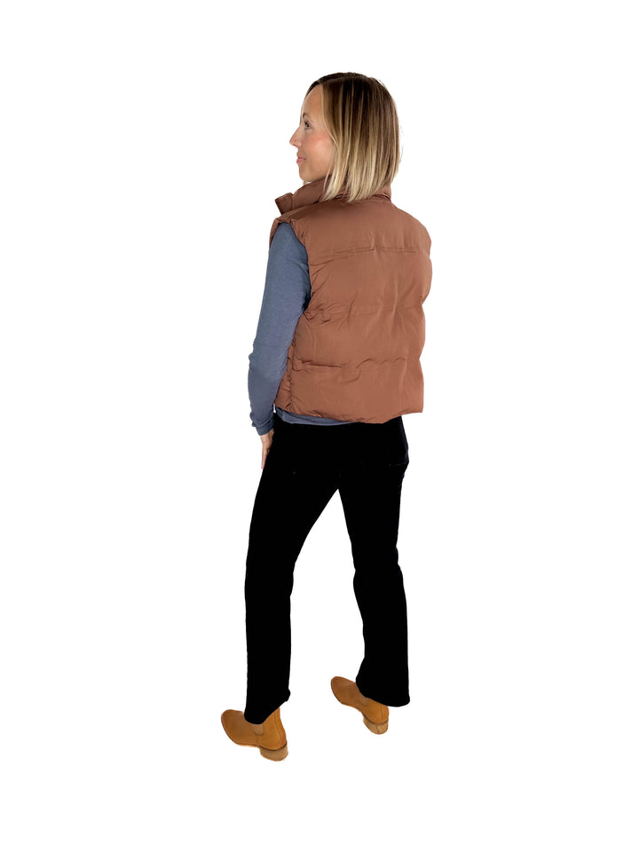 THREAD & SUPPLY Issey Vest- CAPPUCCINO