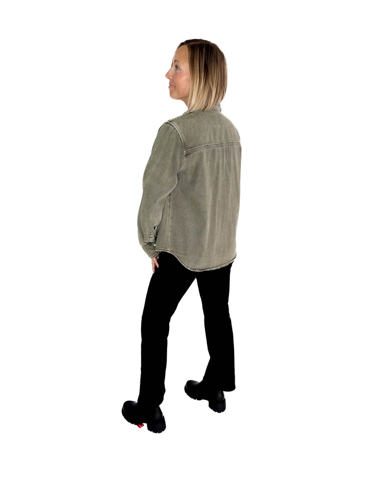THREAD & SUPPLY Pippin Jacket- OLIVE