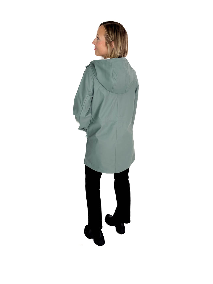 VERO MODA Sitka Rain Jacket- BALSAM GREEN