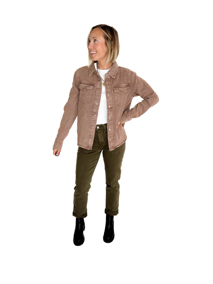 THREAD & SUPPLY Pippin Jacket- CLOVE