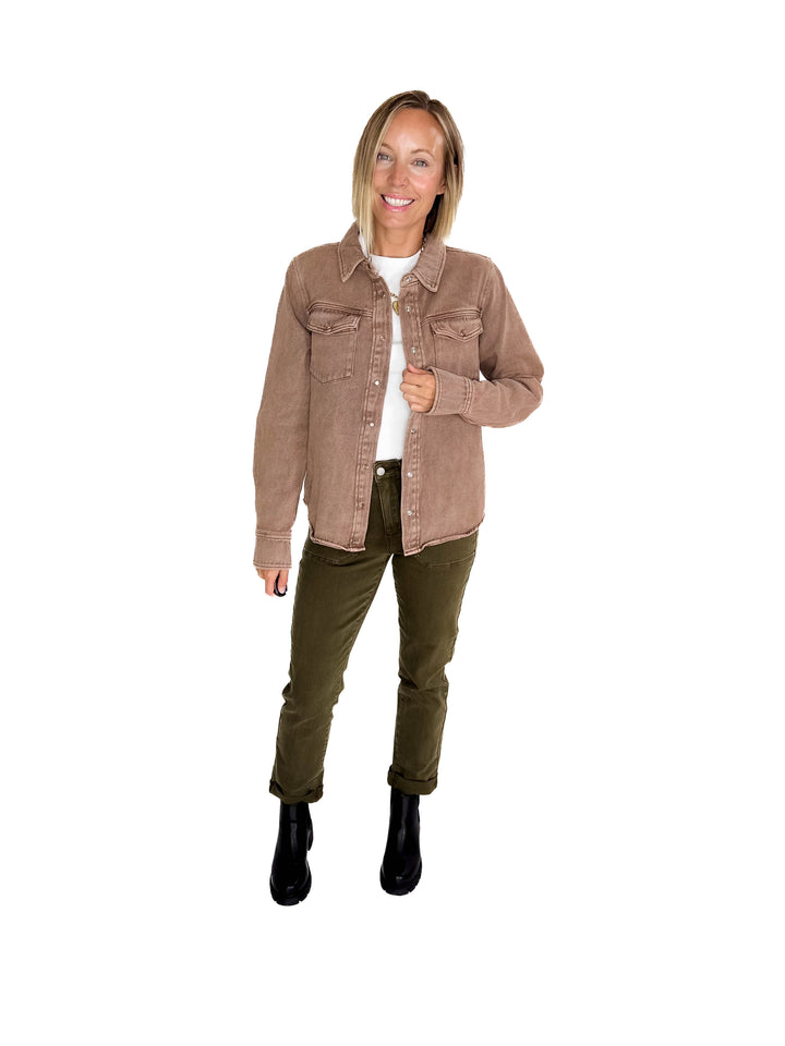 THREAD & SUPPLY Pippin Jacket- CLOVE
