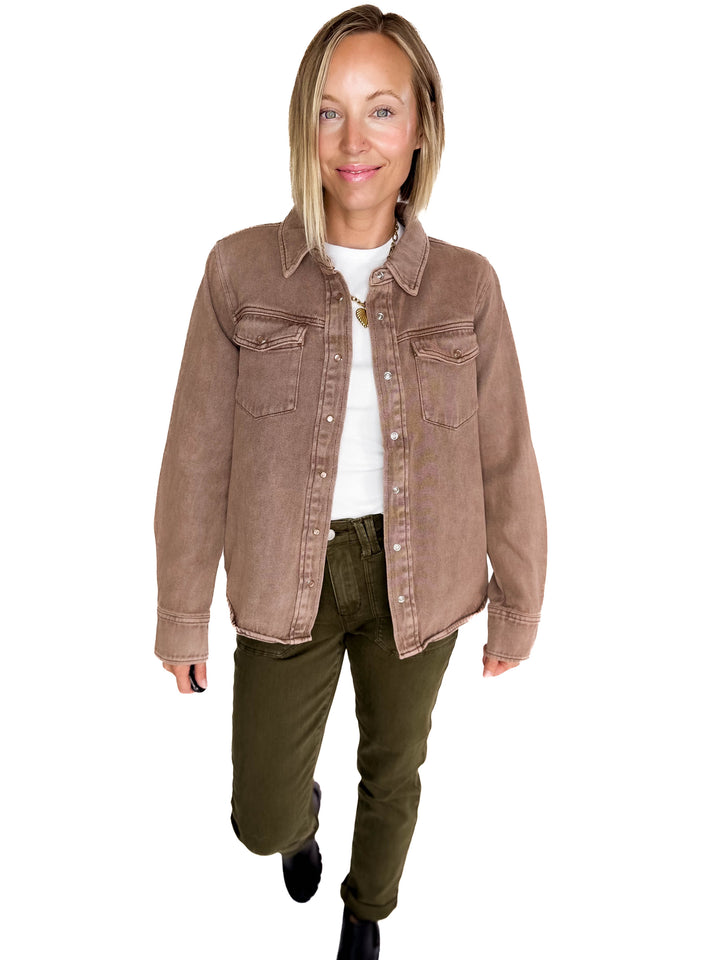 THREAD & SUPPLY Pippin Jacket- CLOVE