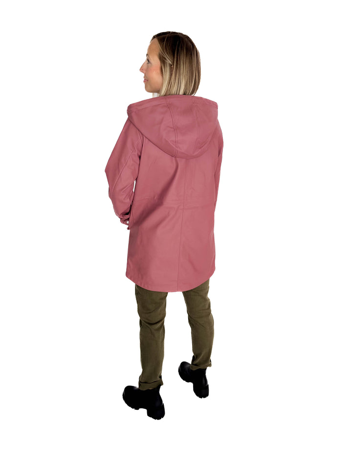 VERO MODA Sitka Rain Jacket- ROSE BROWN