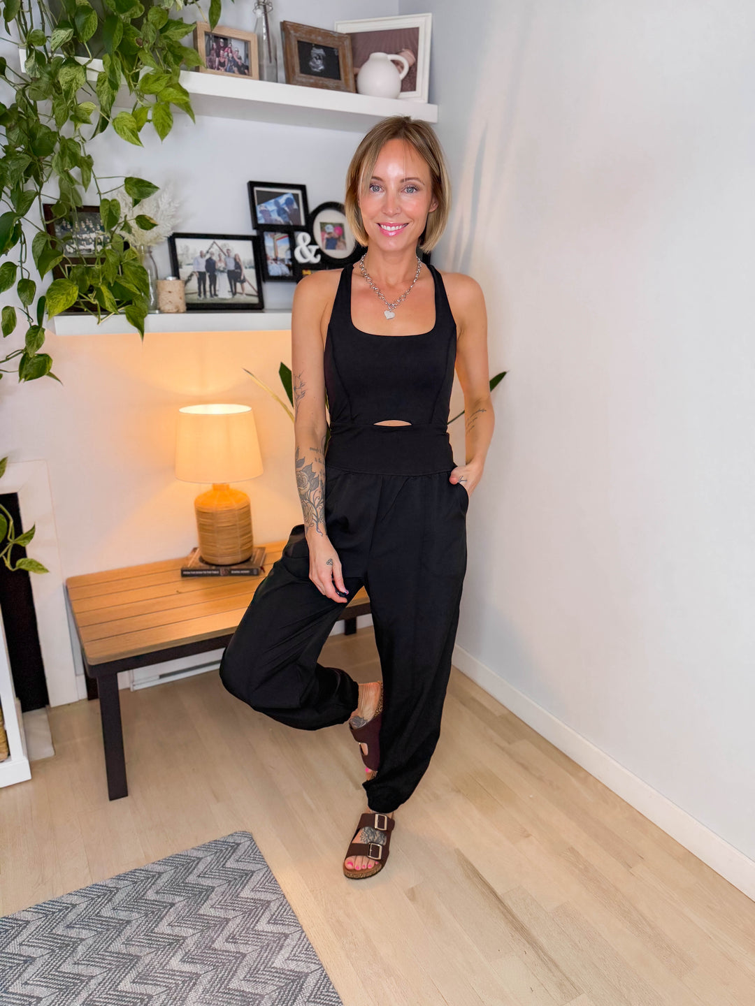 Only The Best Jumpsuit- BLACK