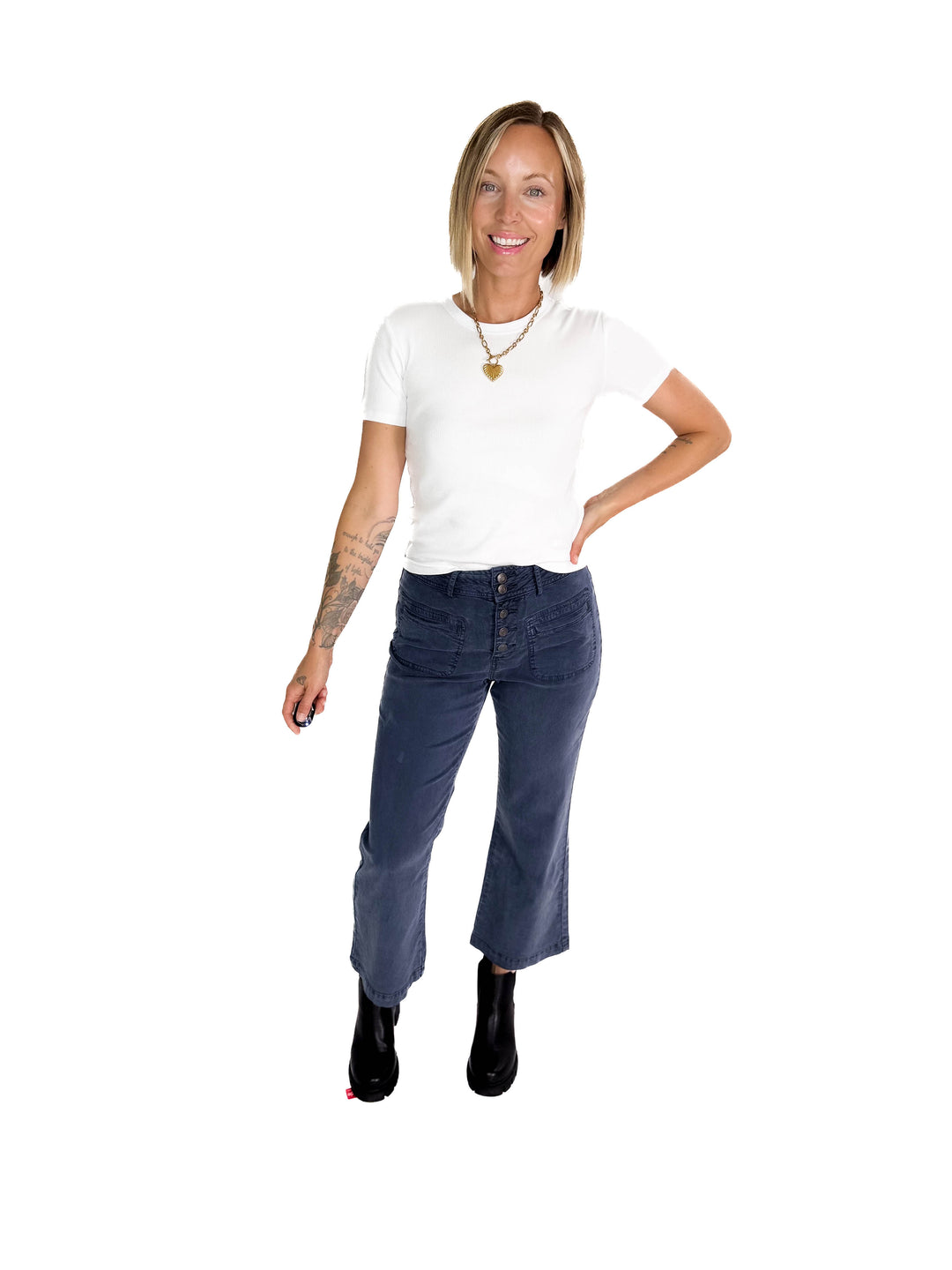 ONLY Easy Ribbed Short Sleeve- BRIGHT WHITE
