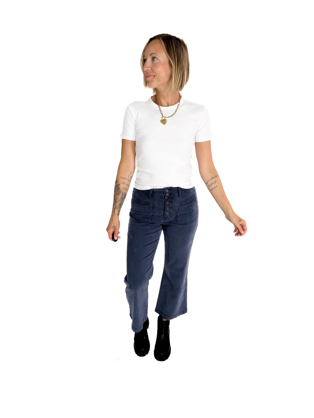 ONLY Easy Ribbed Short Sleeve- BRIGHT WHITE