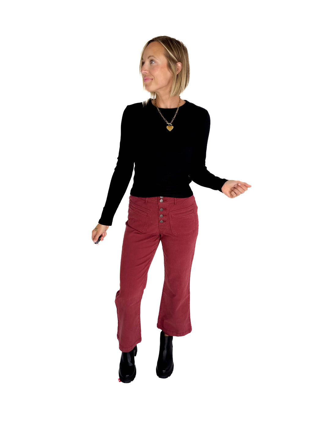 ONLY Easy Ribbed Long Sleeve- BLACK
