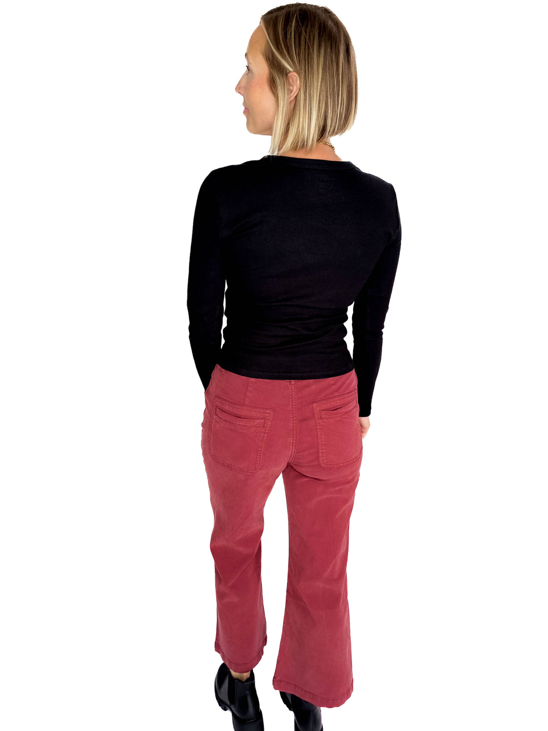 ONLY Easy Ribbed Long Sleeve- BLACK