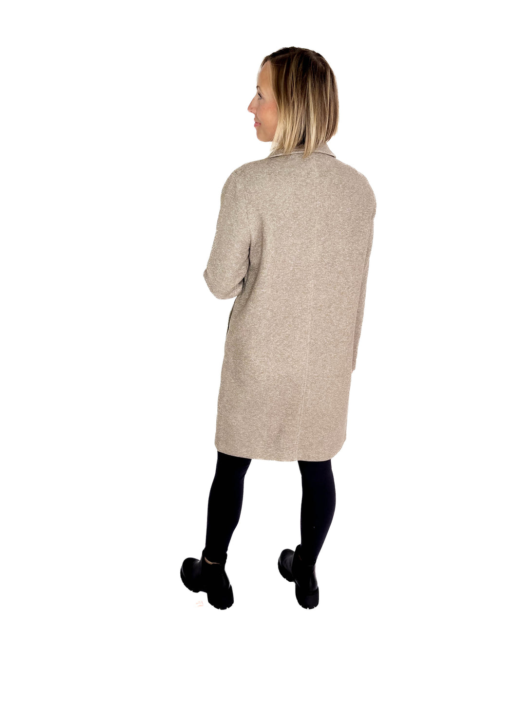 ONLY Carrie Long Coat- WALNUT MELANGE