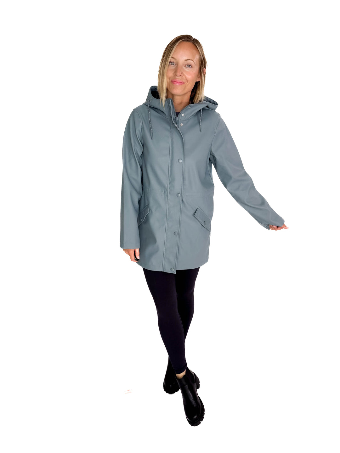 VERO MODA Sitka Rain Jacket- STORMY WEATHER