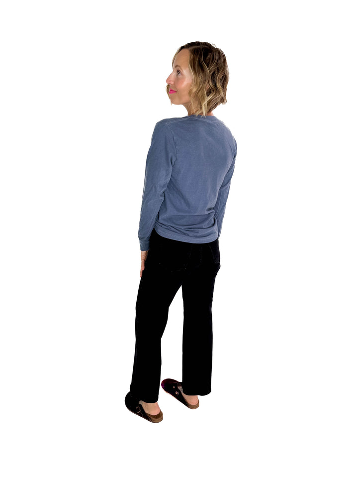 T+G Classic Washed Cotton Long Sleeve- DENIM