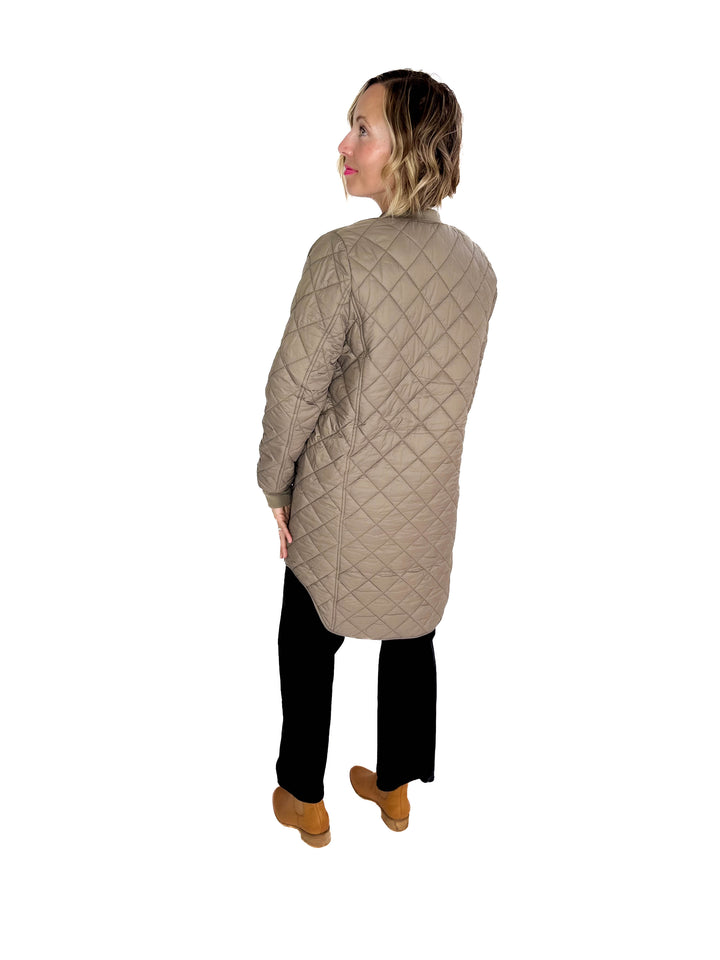 VERO MODA Haylee Quilted Jacket- TAUPE
