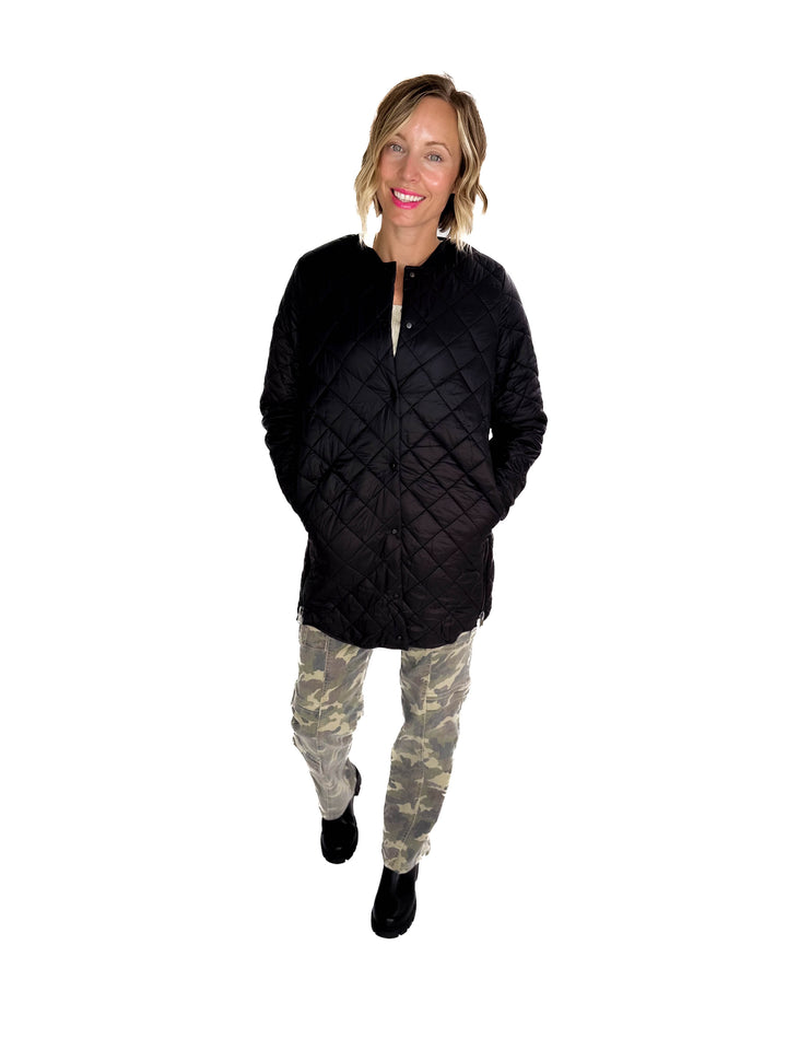 VERO MODA Haylee Quilted Jacket- BLACK