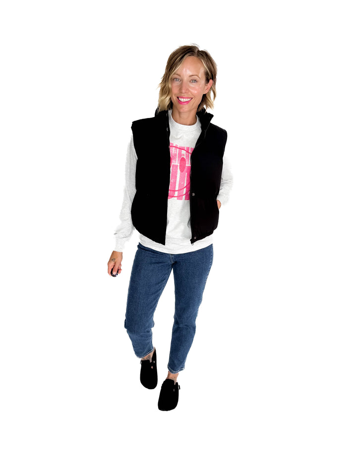 Bonfire Bum Long Sleeve- ASH GREY