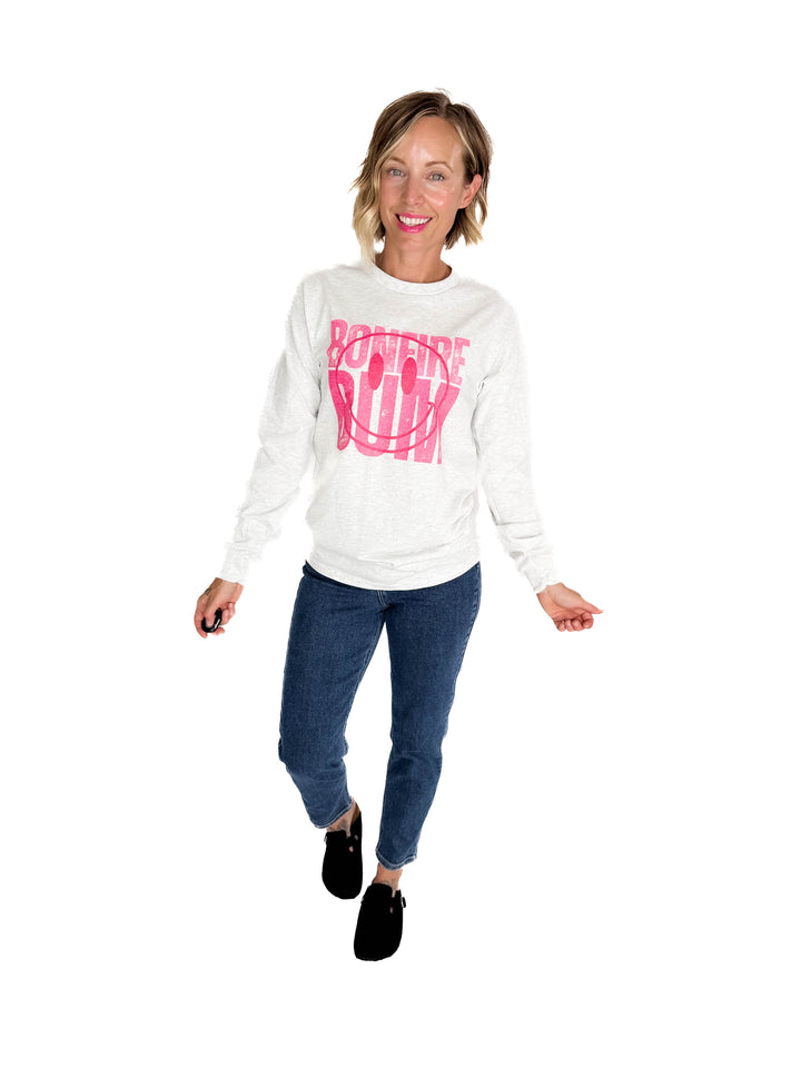 Bonfire Bum Long Sleeve- ASH GREY