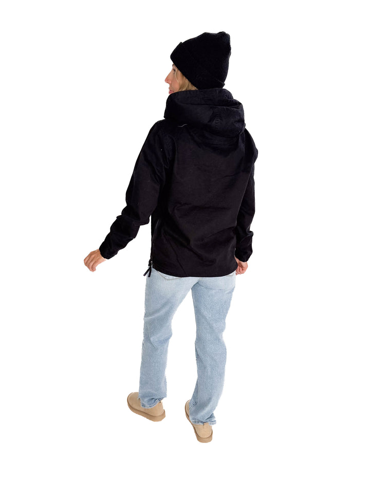 Bex Denim Hoodie Jacket- BLACK
