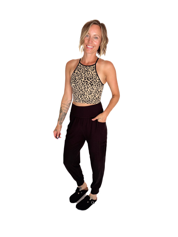 Only The Best Butter Jogger- BLACK