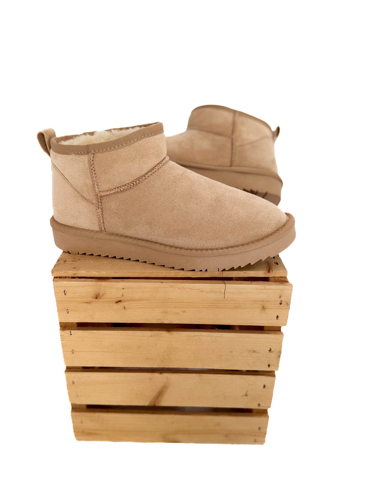 Teagan Faux Fur Boot- OAT