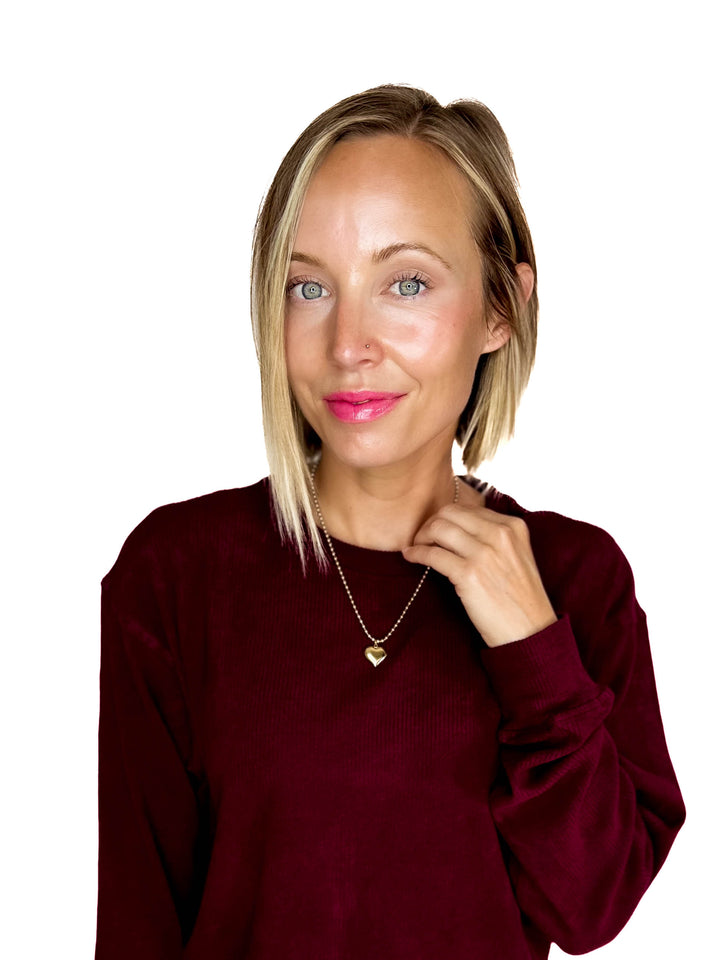 Heart Of Gold Tarnish Free Necklace- GOLD