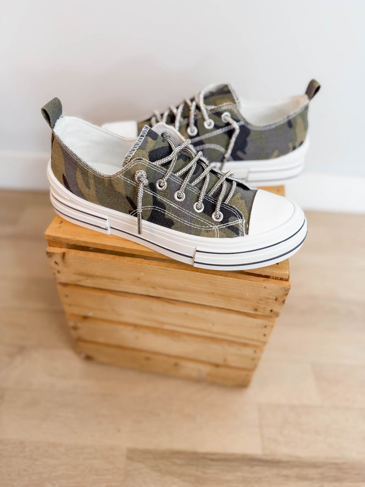 Amanda SilverLace Sneaker- CAMO