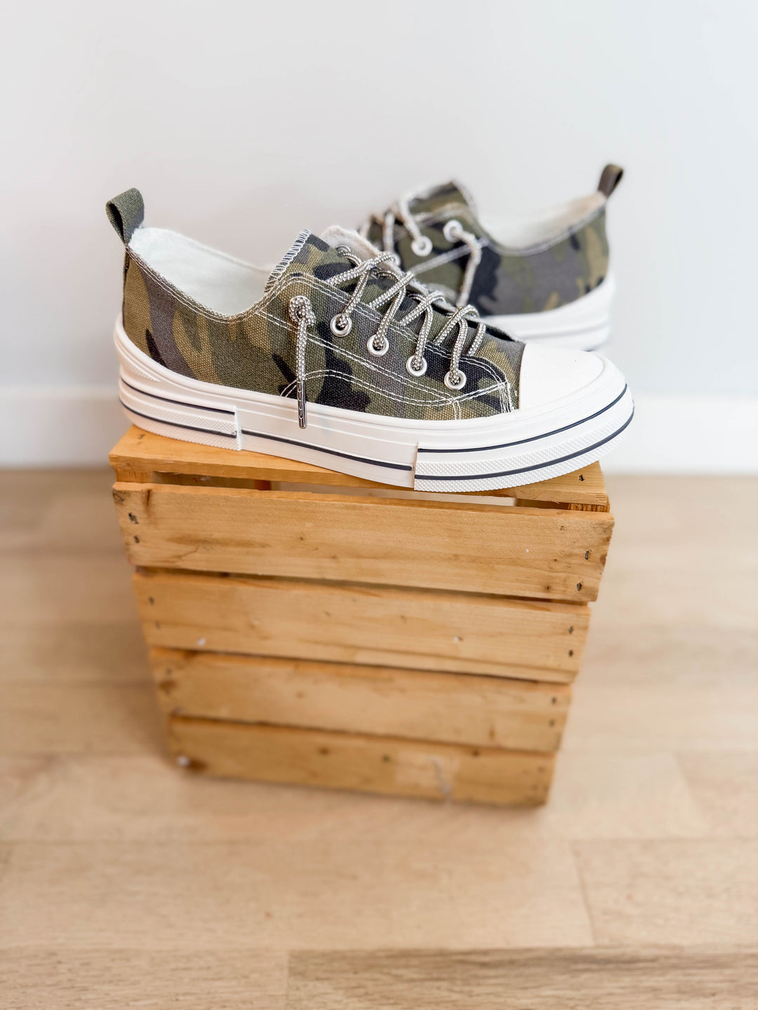 Amanda SilverLace Sneaker- CAMO