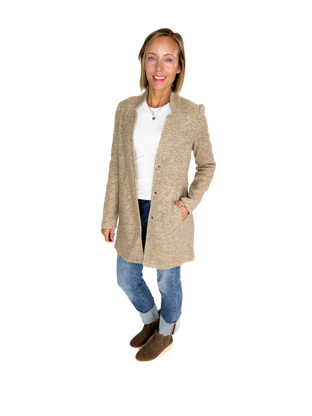 VERO MODA Katherine Jacket- CUB-FINAL SALE – Timber Gray