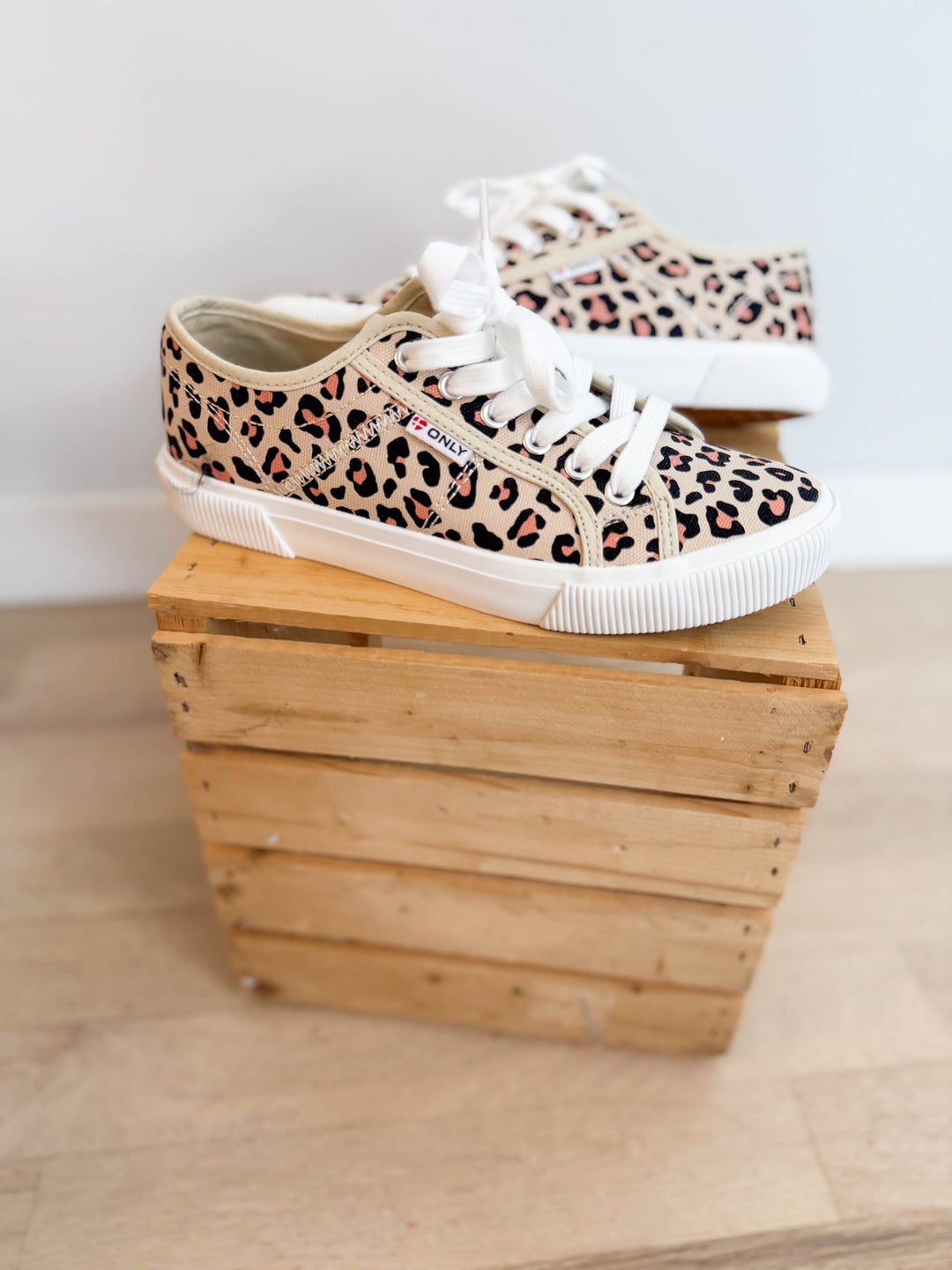 Only Nicola Canvas Sneaker- LEOPARD
