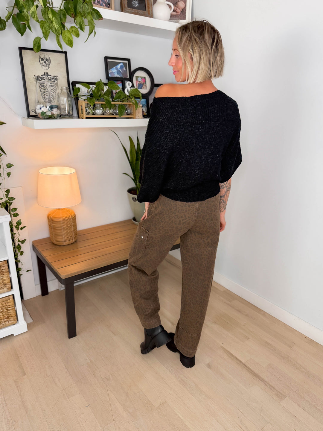 Brisol Dolman Knit Sweater- BLACK-FINAL SALE *M*