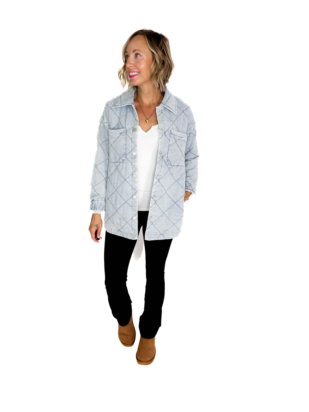 Leo Quilted Tencel Jacket