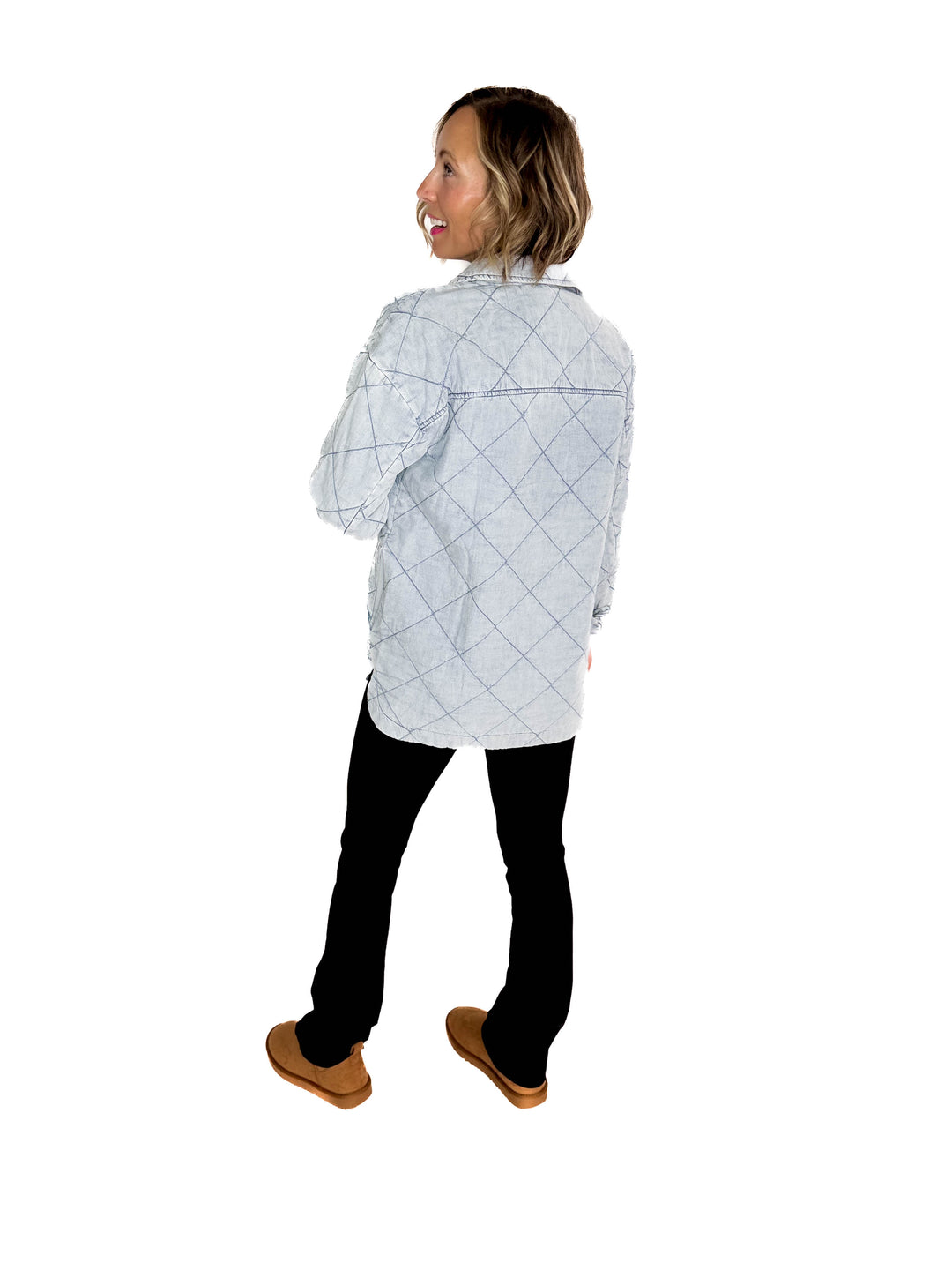 Leo Quilted Tencel Jacket