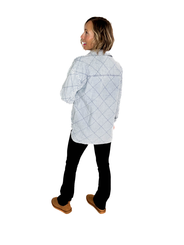 Leo Quilted Tencel Jacket