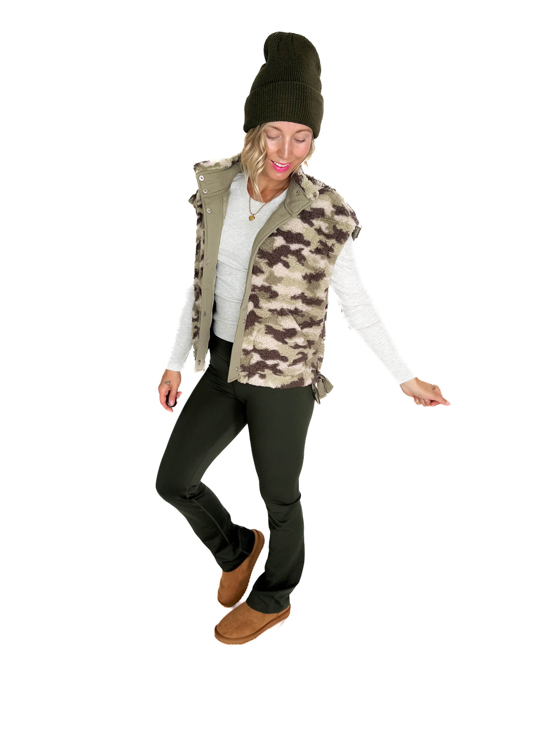 Incognito Camo Sherpa Vest