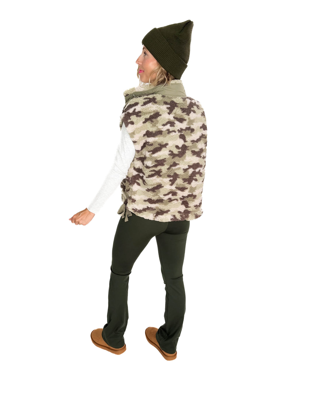 Incognito Camo Sherpa Vest
