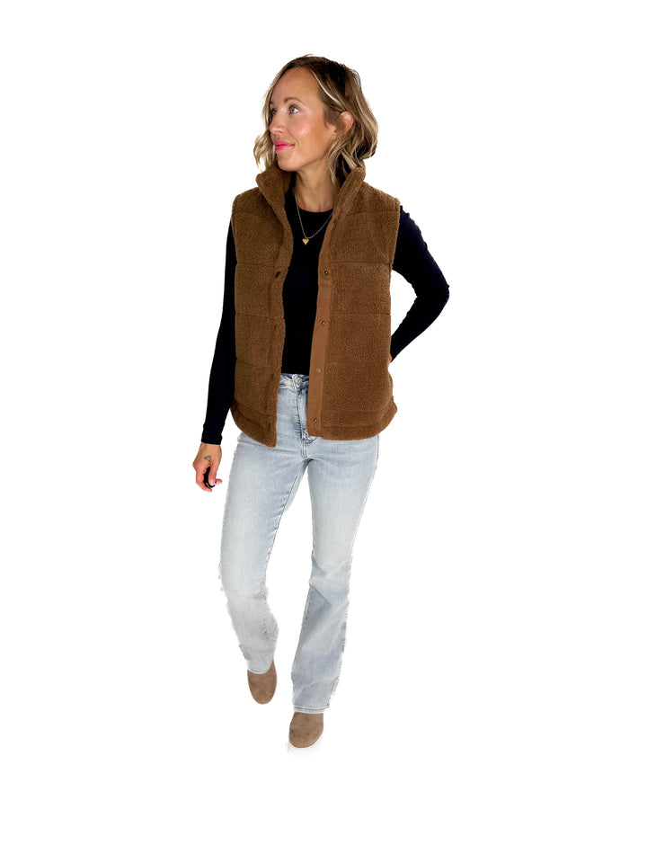 Samuel Teddy Vest- MOCHA