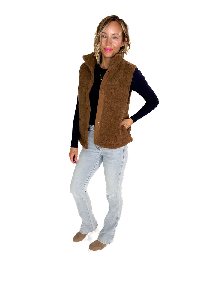 Samuel Teddy Vest- MOCHA