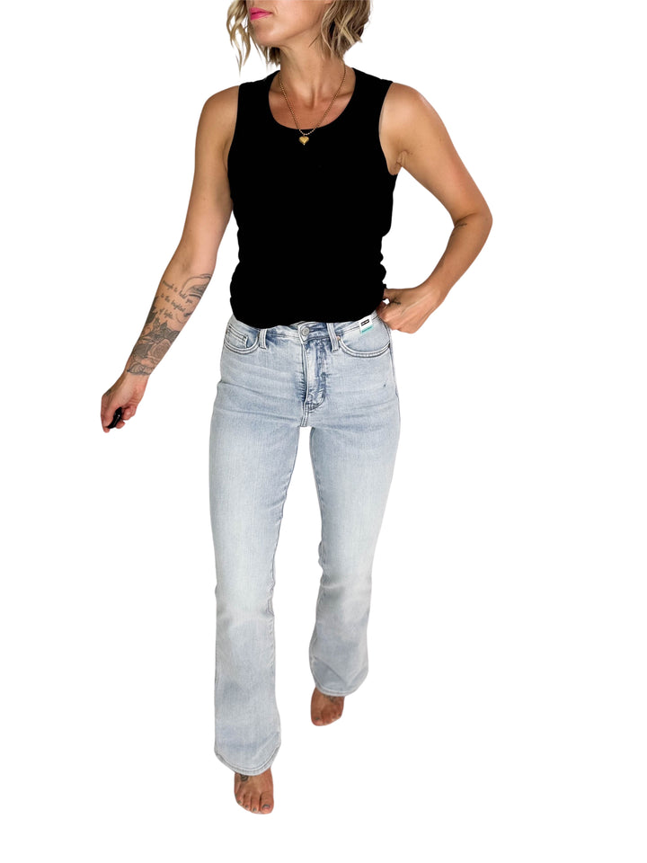 JUDY BLUE Kace Tummy Control Bootcut Jean- LIGHT