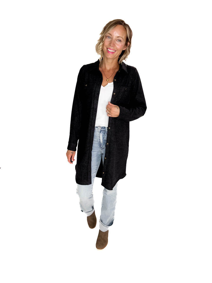 THREAD & SUPPLY Leslie Shacket- BLACK HEATHER