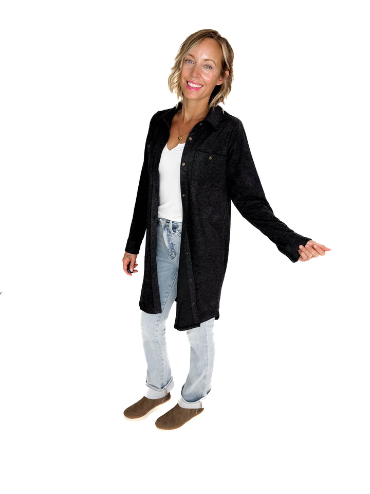 THREAD & SUPPLY Leslie Shacket- BLACK HEATHER