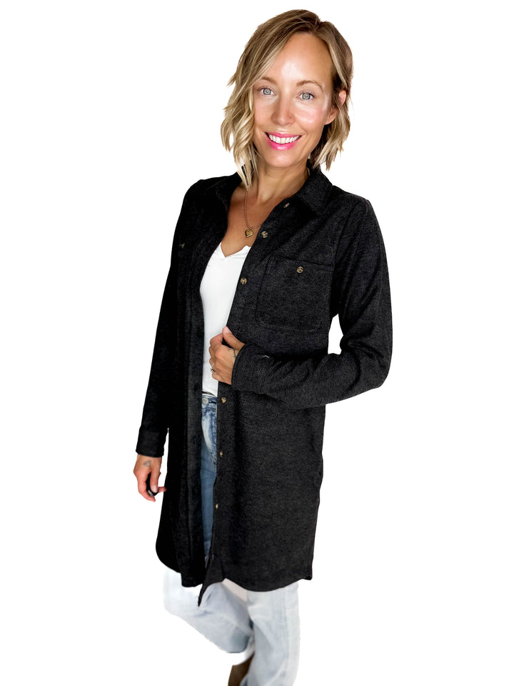 THREAD & SUPPLY Leslie Shacket- BLACK HEATHER