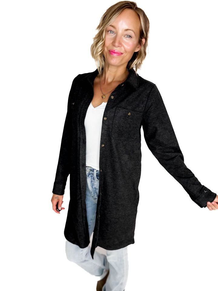 THREAD & SUPPLY Leslie Shacket- BLACK HEATHER
