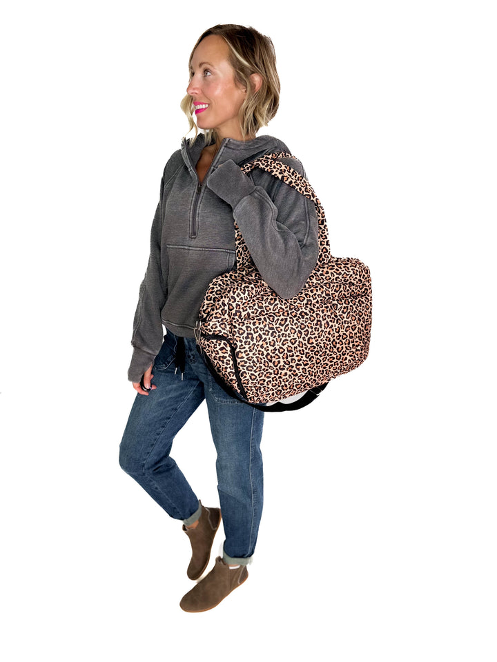 Ruthee Weekender Bag- LEOPARD