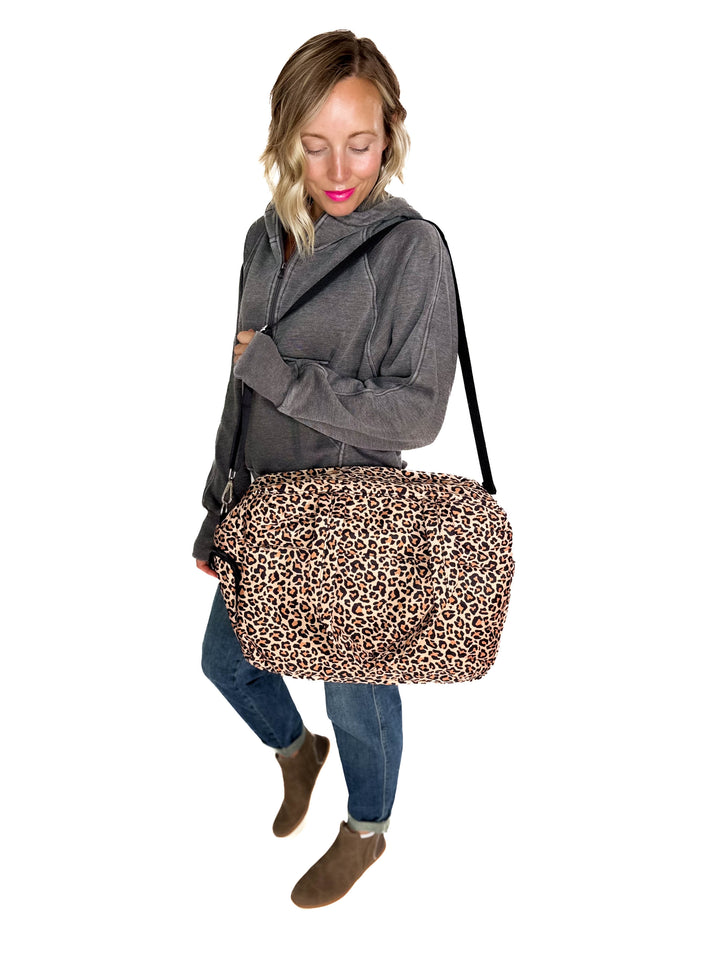 Ruthee Weekender Bag- LEOPARD
