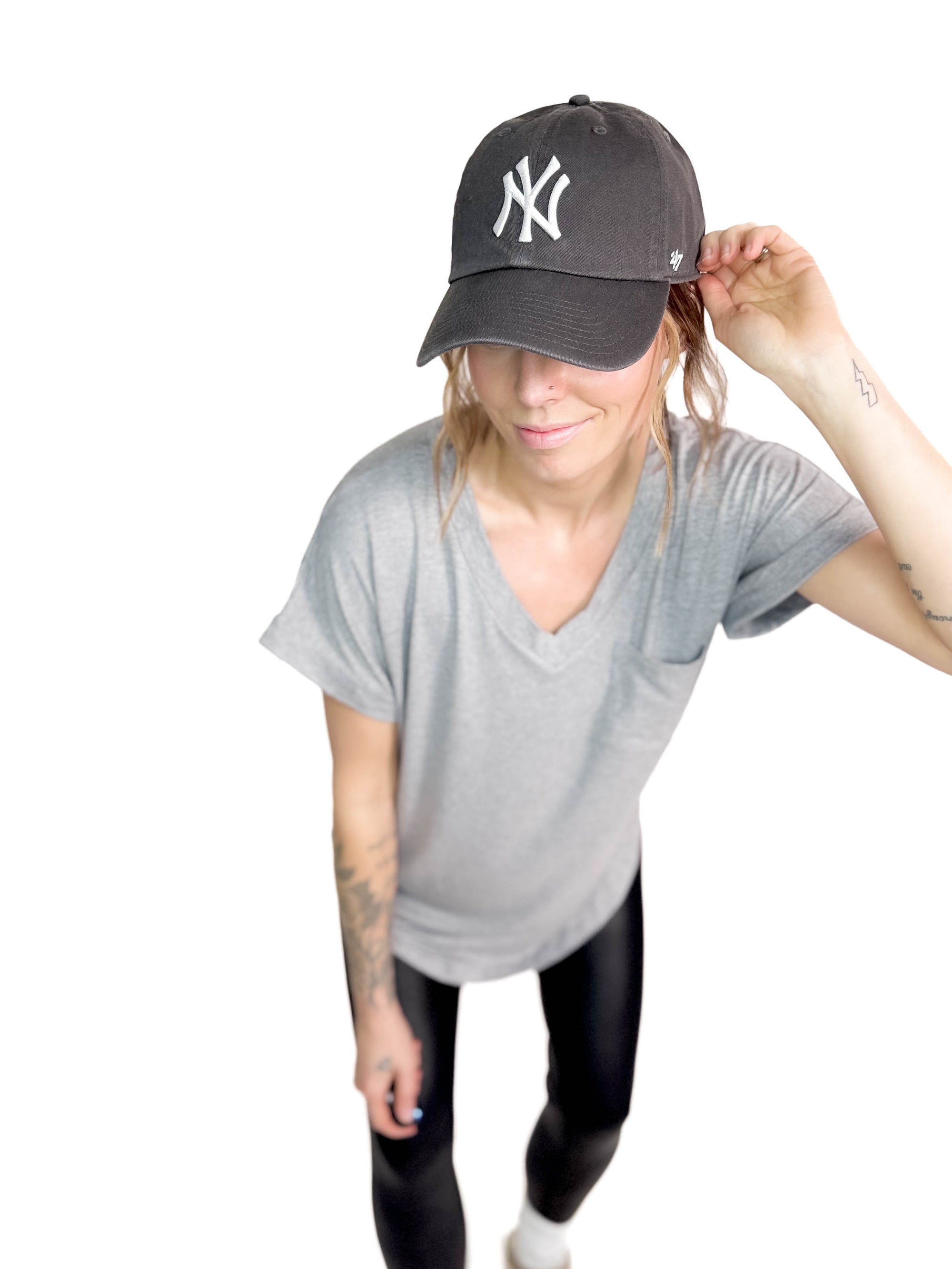 47 Brand NY Cap- GRAPHITE GREY