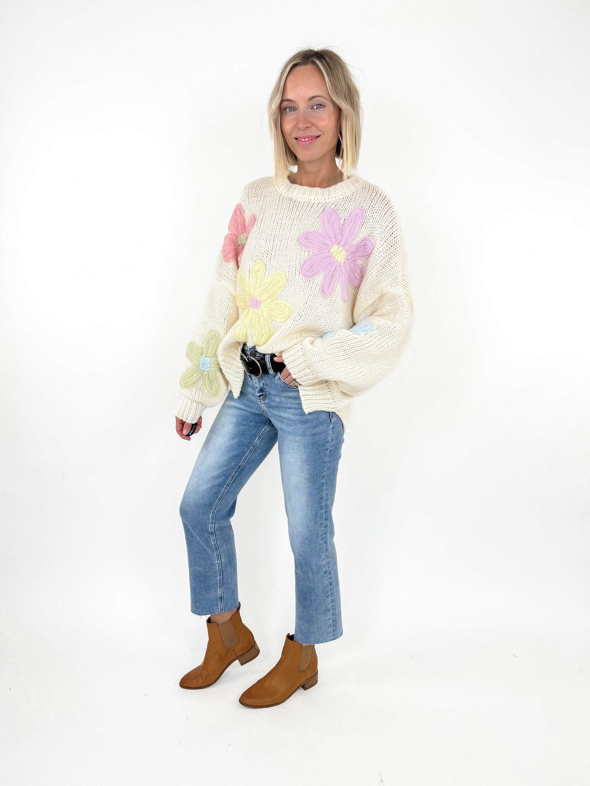 Daisy Fields Oversized Sweater-FINAL SALE