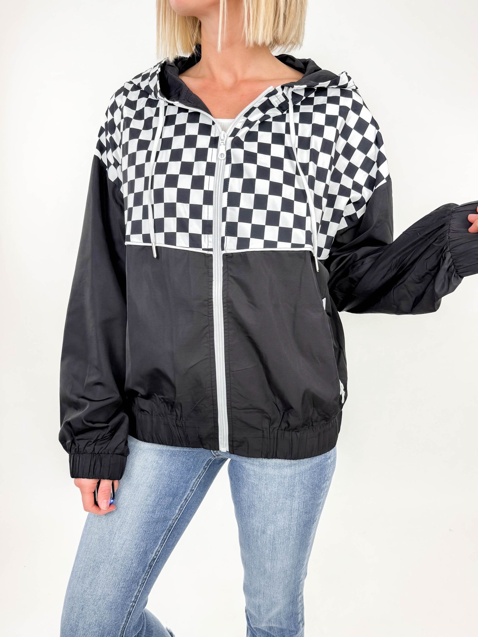 Checking Out Windbreaker-FINAL SALE *S*