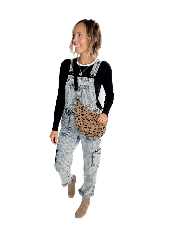 Shirley Sherpa Bag- LEOPARD