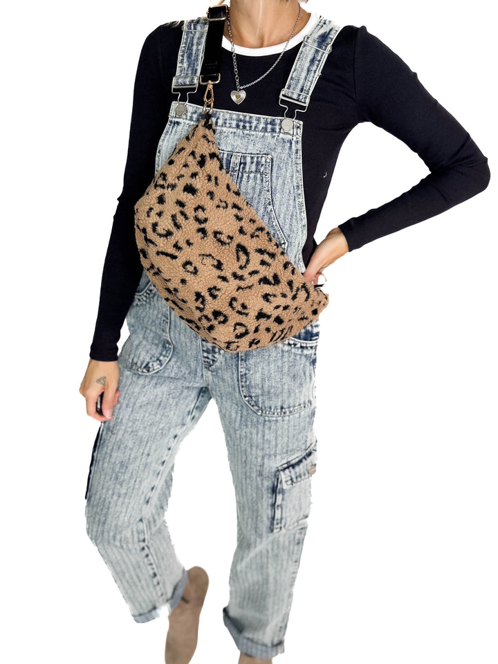 Shirley Sherpa Bag- LEOPARD