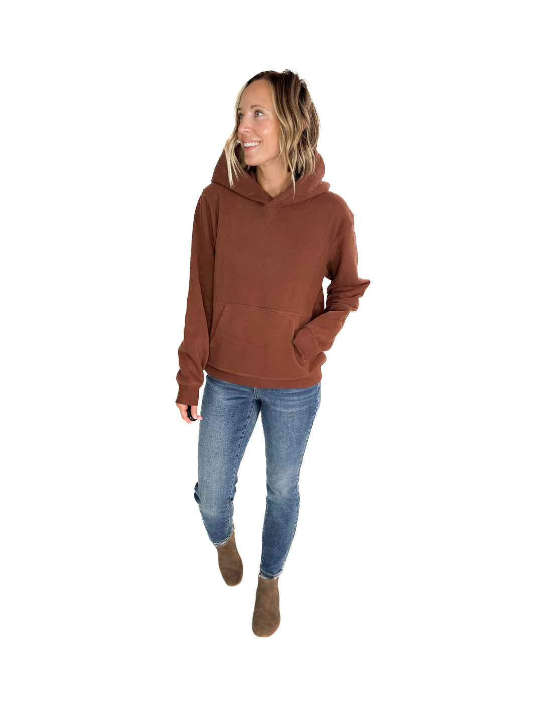 Bronte Classic Hoodie- CHESTNUT