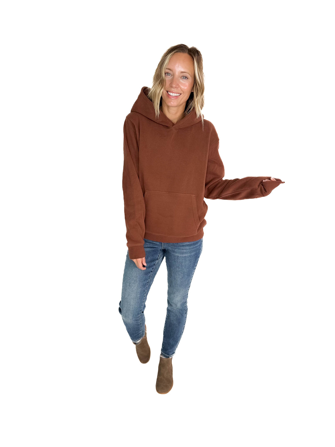 Bronte Classic Hoodie- CHESTNUT